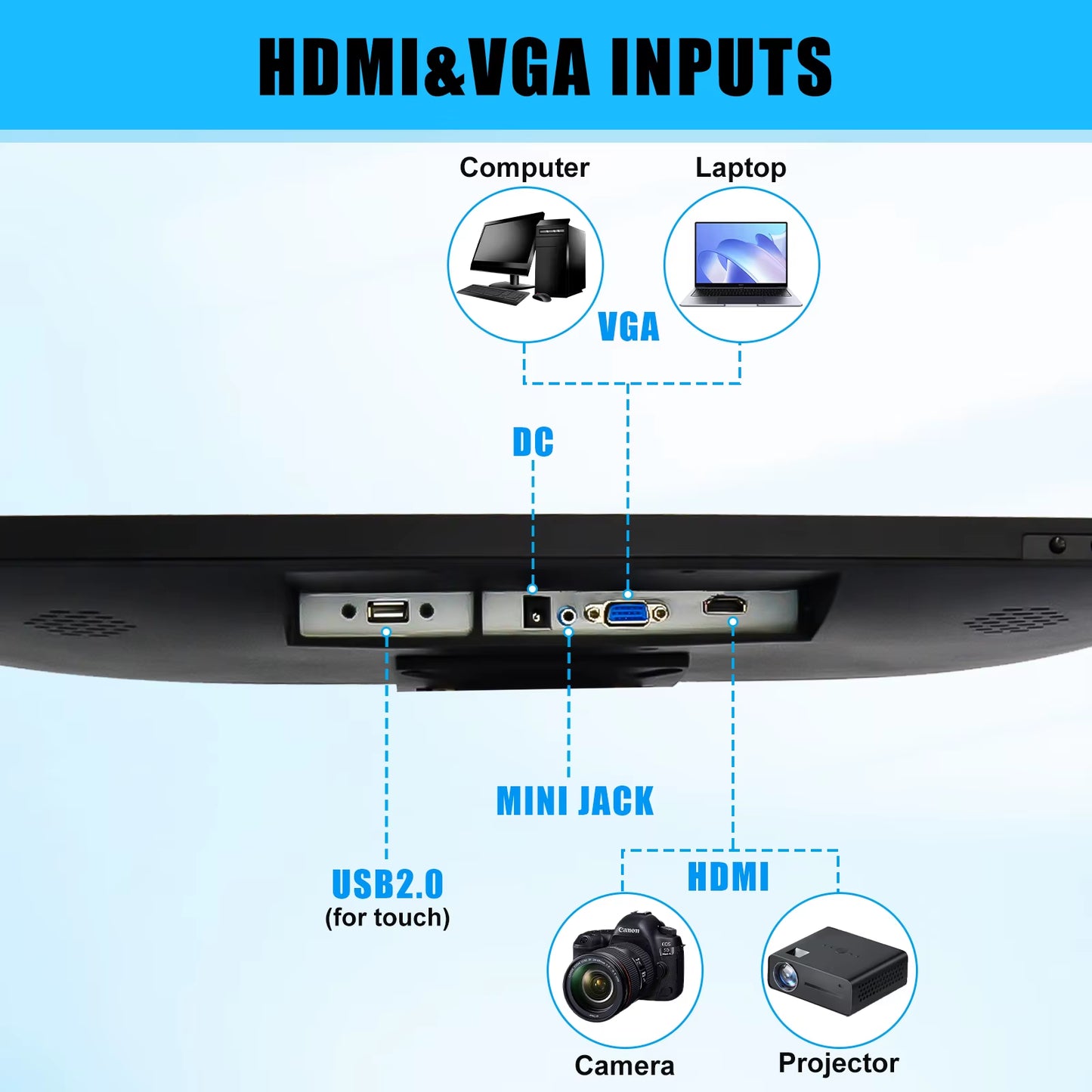 24-Inch FHD 1080P IPS Office Monitor with 100Hz Refresh Rate, HDMI Connectivity, Frameless Design, VESA Mountable, and Built-In Speakers