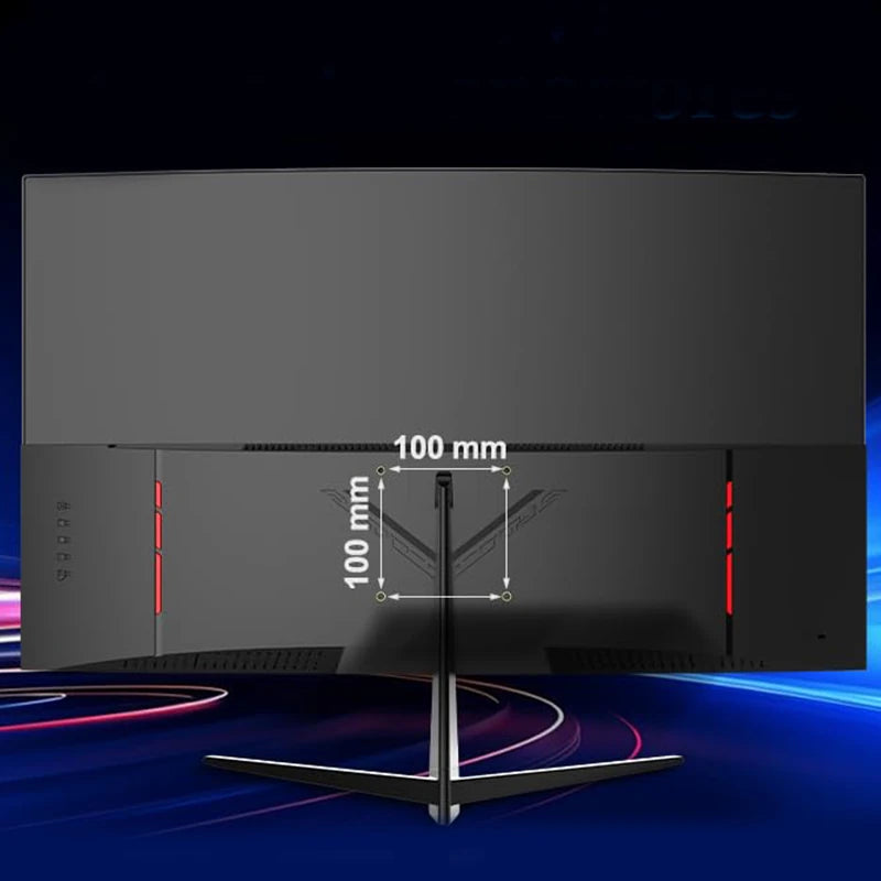 FY32QHC 32 Inch Curved Gaming Monitor QHD 165Hz 1Ms VA Panel AMD Freesync 2800R Curvature VESA Mount Hd/Dp/Usb/Audio Ports High Contrast Ratio Immersive Gaming Screen Monitors