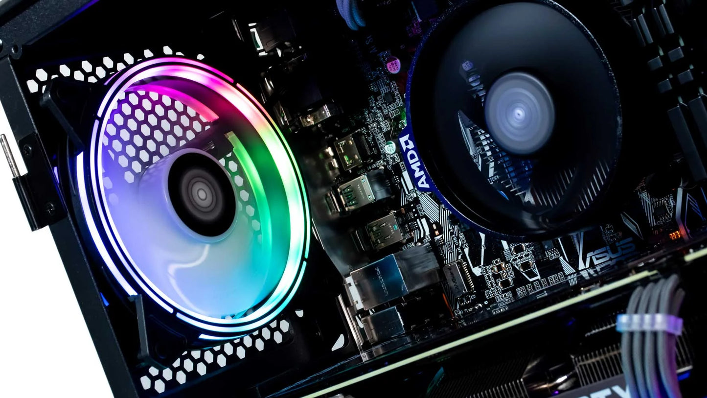 Rebel 4.0 Gaming PC - AMD Ryzen 7 (4.1Ghz), RTX 4060 8GB, 32GB DDR4, 1TB SSD, Desktop Black