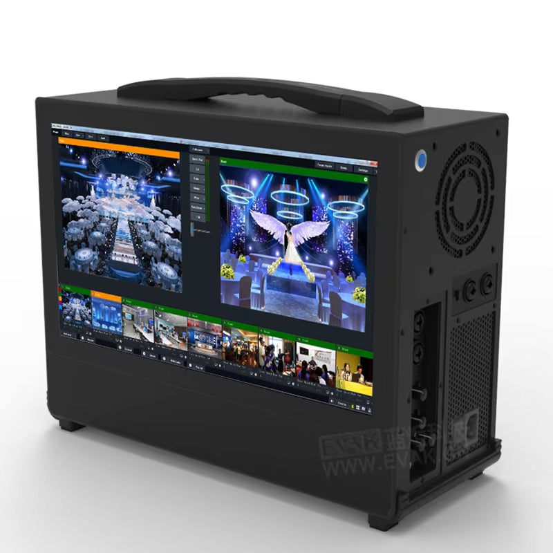 Multi-Functional All-In-One Live Streaming Machine Virtual Broadcasting Video Equipment for Radio & TV Broadcasting