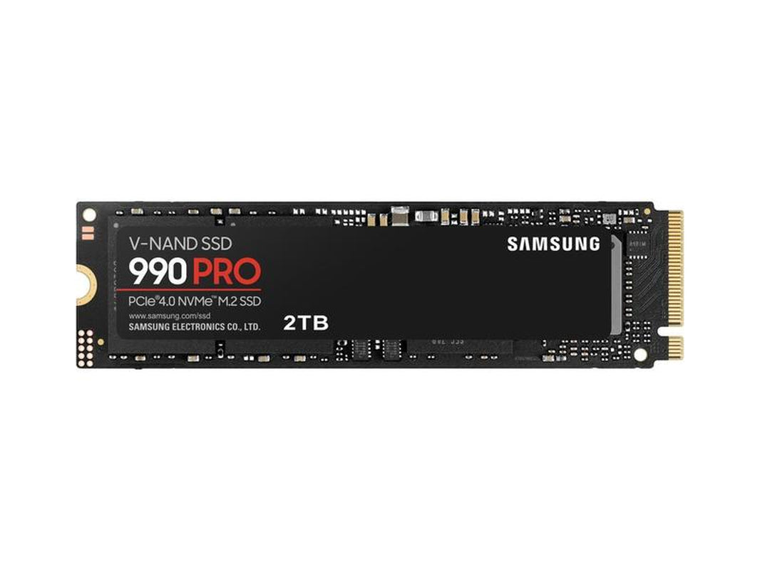 SAMSUNG 990 PRO 2TB SSD, Pcie Gen4 M.2 2280, Seq. Read Speeds Up-To 7,450Mb/S for High End Computing, Gaming, and Heavy Duty Workstations (MZ-V9P2T0B/AM) Non-Heatsink