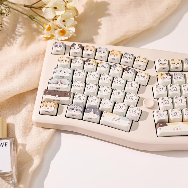 LEOBOG A75 Wireless Keyboard - Durable, Rechargeable, 3-Modes Keyboard with Ergonomic Design for Gaming, Office & Home - Perfect Gift for Girlfriend