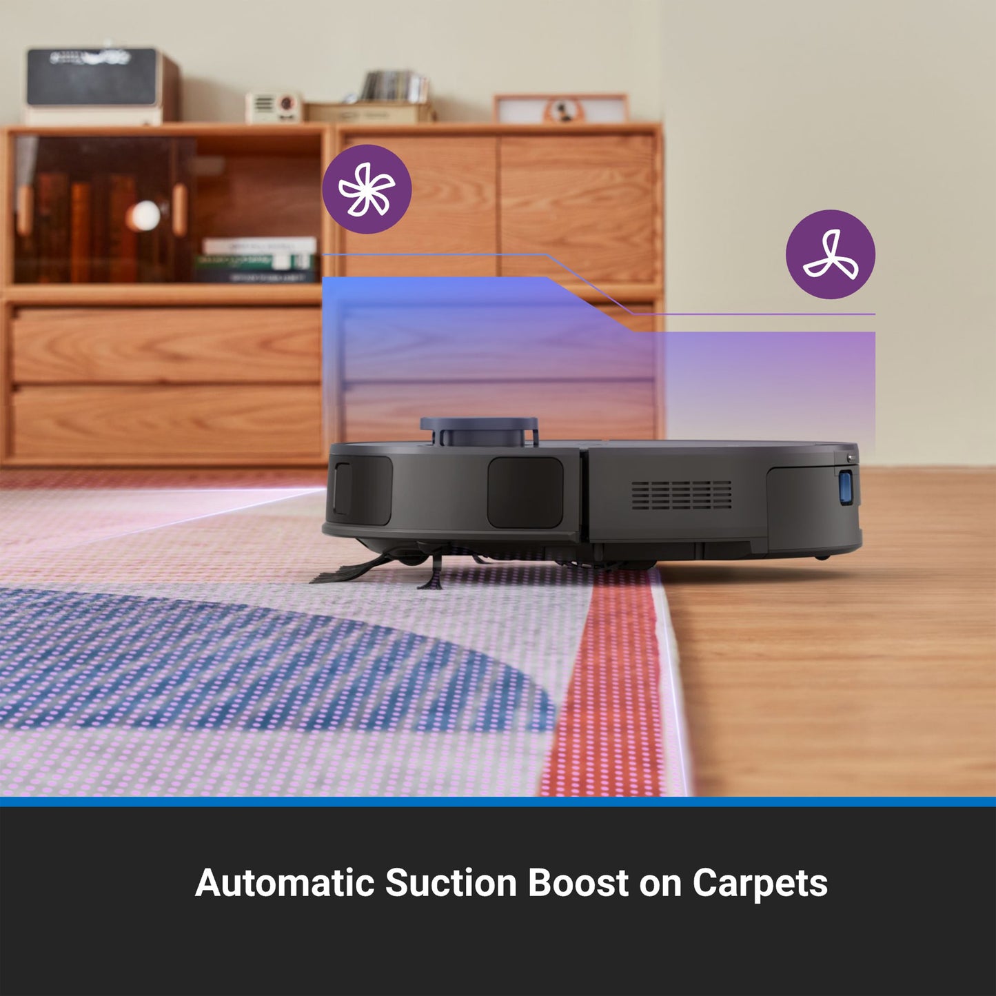 Self-Emptying Robot Vacuum with HEPA Filter, Smart Navigation & Voice Control, NERE10SW