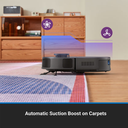 Self-Emptying Robot Vacuum with HEPA Filter, Smart Navigation & Voice Control, NERE10SW