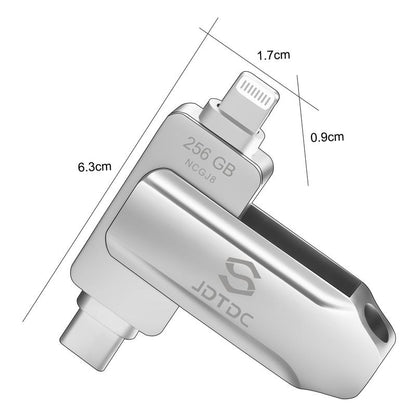JDTDC Apple Mfi Certified Photo Stick for Iphone Ipad USB Flash Drive Thumb Drive for Iphone External Storage Ipad Lightning USB C Android Photo Stick External Memory Apple Photo Transfer Devices Backup Stick Harddrive Thumbdrive External Storage