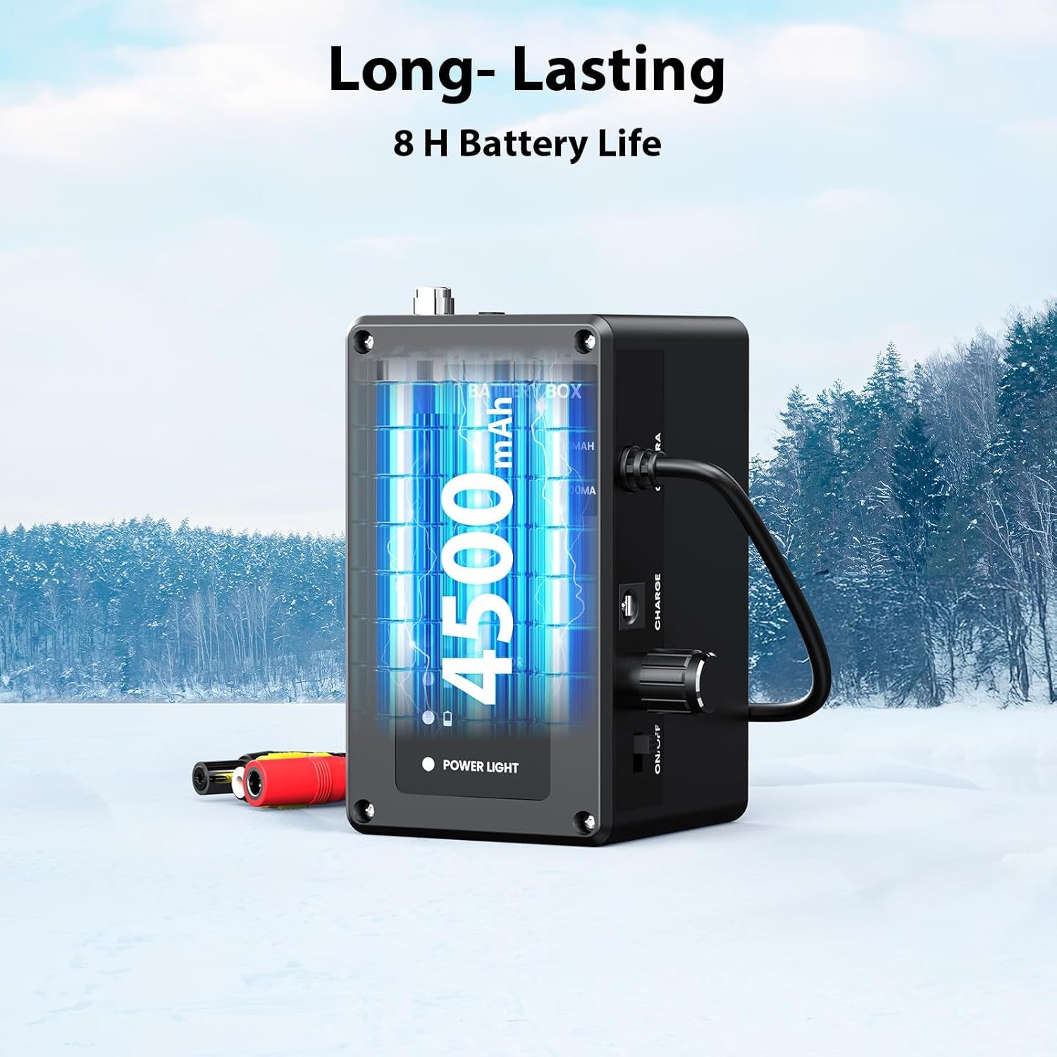 Underwater Fishing Camera Portable Video Fish Finder 9 Inch LCD Monitor 1000TVL Waterproof Camera Underwater DVR Video Fish Cam 50M Cable 12Pcs IR Infrared Lights for Ice, Lake and Boat Fishing