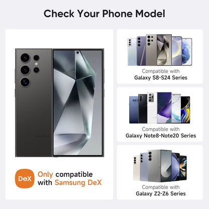 15.6-Inch Portable Lapdock Monitor with Keyboard - FHD 1080P IPS External Display for Samsung DeX and Mac Laptops