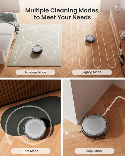 Robot Vacuum Cleaner with 4500Pa Suction, PSD Obstacle Avoidance, Wifi/App/Voice Control,Ideal for Pet Hair, M310