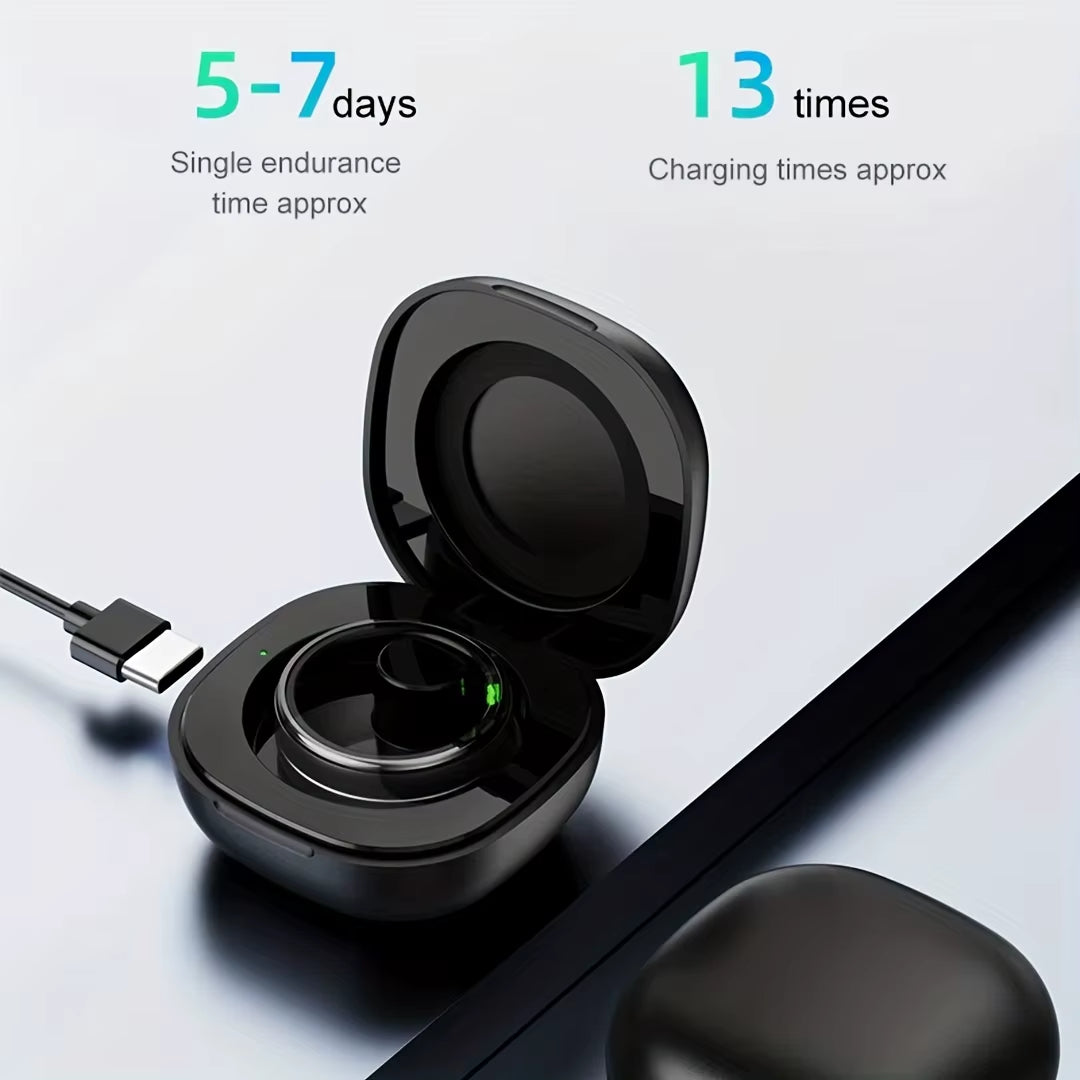 Smart Ring with Wireless Connectivity, Sports Mode, Sleep Monitoring, and Extended Range - Ideal Couples Gift