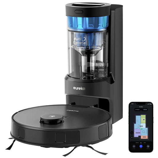 Self-Emptying Robot Vacuum with HEPA Filter, Smart Navigation & Voice Control, NERE10SW