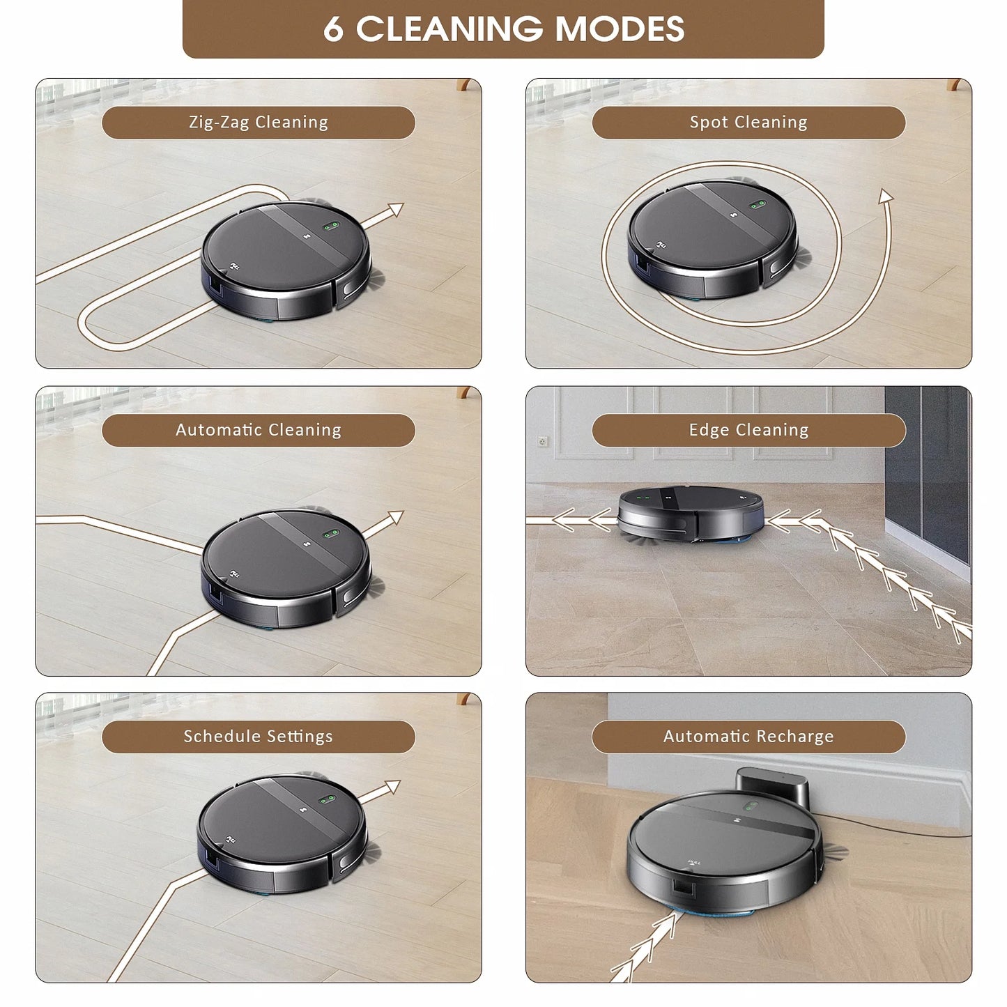 Robot Vacuum Cleaner G20 Vacuum and Mop Combo for Pet Hair Hard Floor, Wifi/Alexa Control