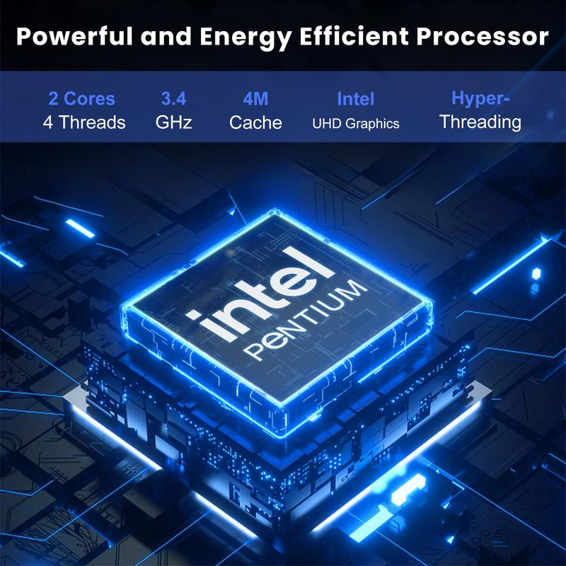 14/15.6-Inch Laptop Computer Intel Pentium Gold 6500Y Dual-Core Processor 8GB/16GB/32GB RAM 256GB/512GB/1TB SSD Rom,Suitable for Student Study＆Business Office,Suitable for Photoshop and Editing