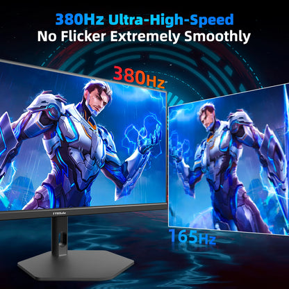 27-Inch 1080P IPS Gaming Monitor with 380Hz Refresh Rate, 0.5ms GTG Response Time, Adjustable Vertical Stand, FreeSync, HDR, and VESA Compatibility