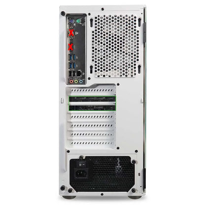 Rebel 4.0 Gaming PC - AMD Ryzen 7 (4.1Ghz), RTX 4060 8GB, 32GB DDR4, 1TB SSD, Desktop White