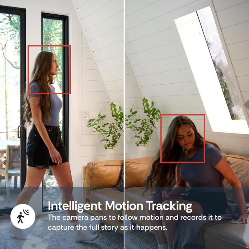 Light Bulb Security Cameras with Color Night Vision & Pan Tilt, Wireless Outdoor Indoor for Home Security (2025 Upgrade)