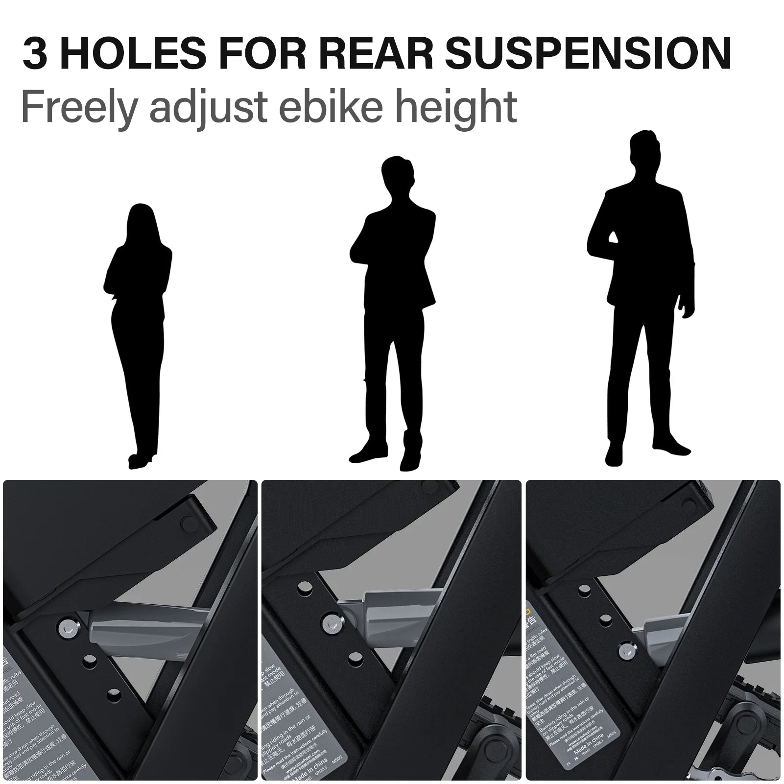 3000W Peak Dual Motor  GT20 Pro Electric Bike for Adults, with 48V40Ah Removable Battery,Up to 37MPH & 145 Miles, Electric Motorcycle with 7-Speed, 20"X 4.0 Fat Tire Ebikes UL2849