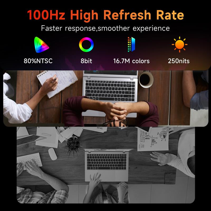 15.6 Inch Business Laptop Notebook PC CPU AMD 3020E 8GB RAM 256GB SSD Storage Fingerprint Recognition Backlit Keyboard & Mini Hdmi Computer