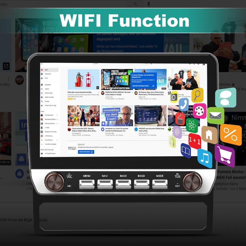 10"6 Touchscreen Android 13 Car Radio Stereo Toyota Tacoma 2005-2015 Wireless Carplay Android Auto BT Wifi GPS FM GPS