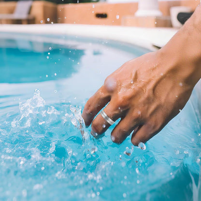 Smart Health Ring X1 Kit - Advanced Sleep Tracking and Fitness Monitoring - Heart Rate Monitor - Up to 5 Days Battery Life - IP68 Waterproof - No Subscription Required for iOS and Android - Steel Color