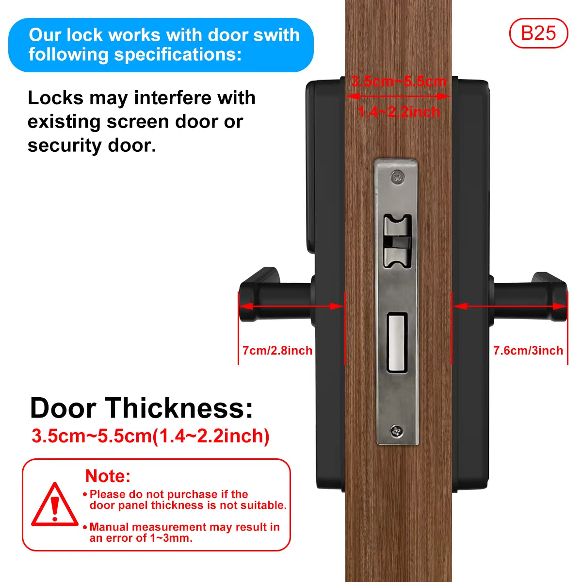 TUYA Smart Fingerprint Door Lock Electronic Lock Keyless Entry Virtual Password Fingerprint Card App NFC Unlock for Home Office