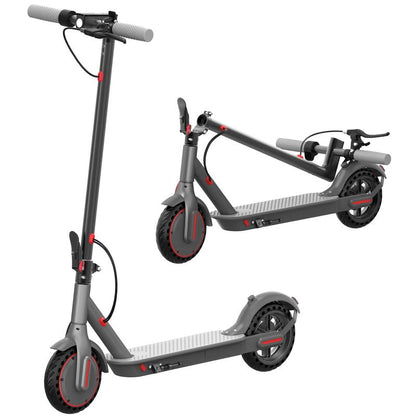Electric Scooter -19 MPH Max Speed, 8.5''Honeycomb Solid Tires, 350W Motor, 12 Miles Range,Adjustable Speed Foldable Commuter Scooter with Dual Braking System &App Control School Scooters