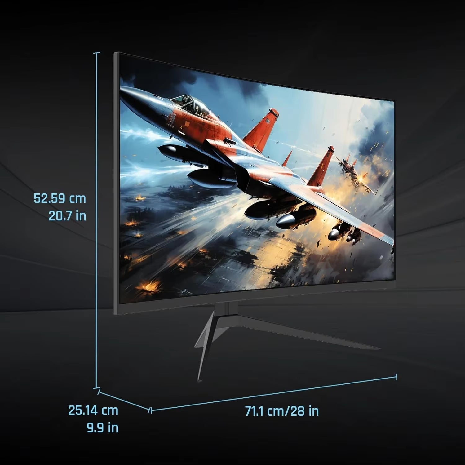 32-Inch 240Hz Curved Gaming Monitor with 1500R Radius, 1080P Resolution, 125% sRGB, 1ms Response Time, FreeSync/G-Sync, HDR10, Multiple HDMI/DP/USB Ports, VESA Compatible