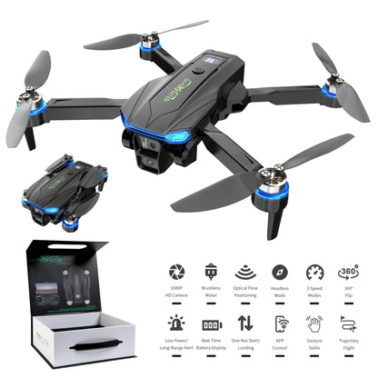 2.4G 4-Channel Dual Camera Remote Control Quadcopter with High Definition, RC Drone Gift Set Including 3 Batteries