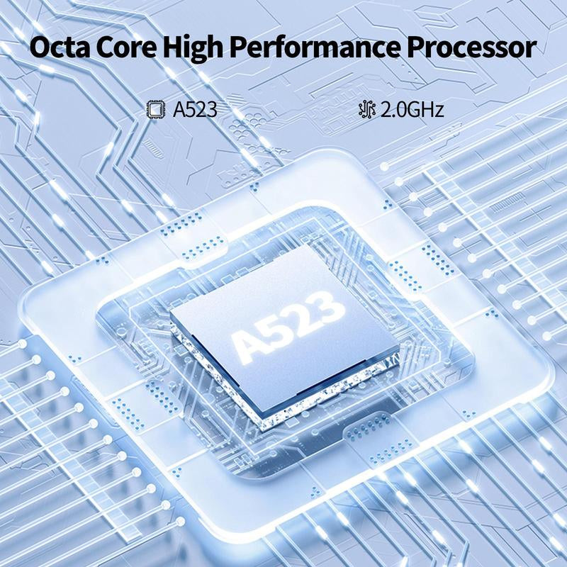 10.1-Inch Android Tablet with Bluetooth Keyboard and Mouse Set, Octa-Core Processor, 8GBRAM (4GB + 4GB Extended), 64GB Storage