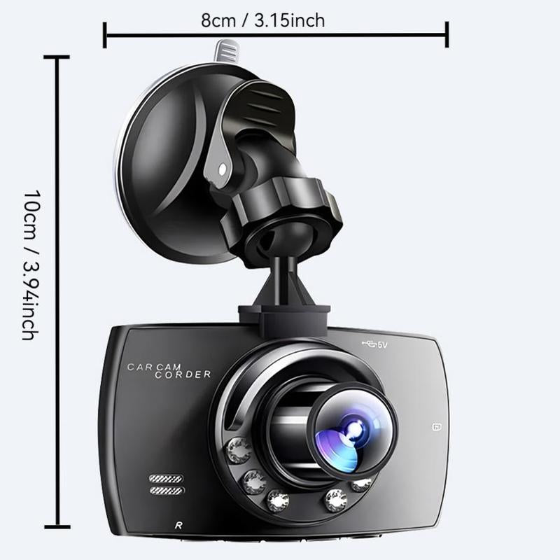 Full HD 1080P Car DVR Recorder, Wide Angle View Car DVR with IR Night Vision, Loop Recording Car DVR with Motion-Detection