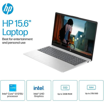 HP Touchscreen Laptop - Windows 11 Pro • Intel UHD Graphics I3-1215U • HD 250 Nit Display • up to 32GB RAM • 2TB SSD • Accessories Included
