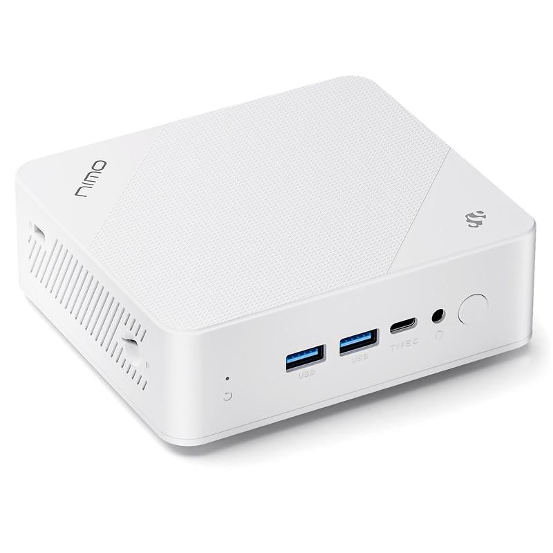 Nimo Mini PC Windows 11 Pro Intel 12Th Alder Lake N100 Quad-Core Processor (Up to 3.4Ghz) 8GB/16GB DDR4 128GB/256GB/512GB/1TB SSD 4K HD/USB 3.2/Wifi 6/BT 5.2/VESA/MINI PC for Home and School