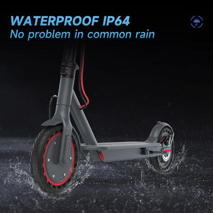 Electric Scooter -19 MPH Max Speed, 8.5''Honeycomb Solid Tires, 350W Motor, 12 Miles Range,Adjustable Speed Foldable Commuter Scooter with Dual Braking System &App Control School Scooters