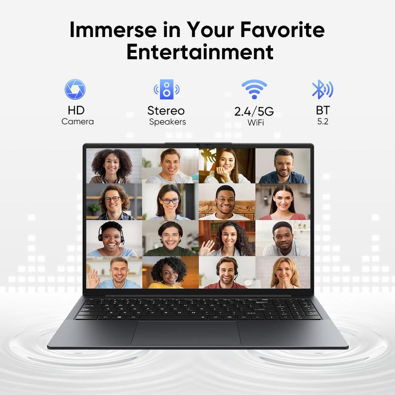 Ultra-Wide 16" FHD Business Laptop Computer Windows 11 Pro Dual-Core I5-8210Y Processor Turbo 3.6Ghz 16GB RAM 512GB SSD Backlit Keyboard Multi-Port Hub 44Wh Long Battery Life​