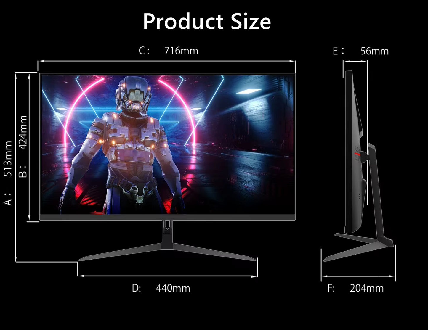 32-Inch 4K UHD 144Hz IPS Gaming Monitor with FreeSync and G-Sync Technology, 3840 x 2160 Resolution