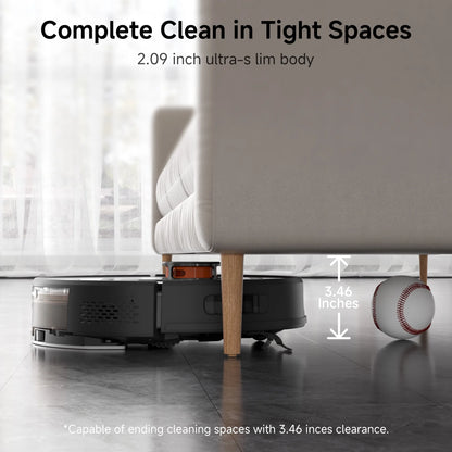 Robot Vacuum and Mop Combo with 9000Pa,85 Days Self-Emptying & Refilling Station with 3D Home Mapping L1 PRO