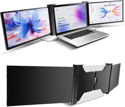 15.6 Inch Extended Portable Triple Monitor for Laptop Double Screen