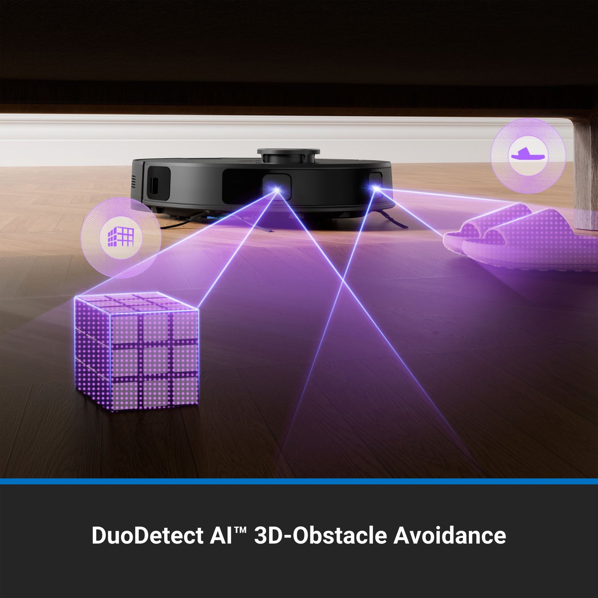 Self-Emptying Robot Vacuum with HEPA Filter, Smart Navigation & Voice Control, NERE10SW