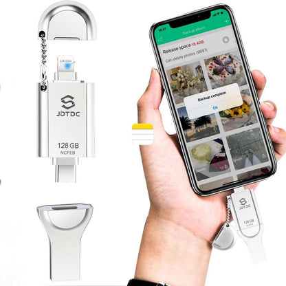 JDTDC Apple Mfi Certified Photo Stick for Ipad Iphone USB Flash Drives External Storage Stick for USB C Iphone Thumb Drive Memory Mobile for Android Phones Ipad Flash Drive Photo Transfer Stick Usb Stick Lips Thumbdrive Flashdrive Usb Flash