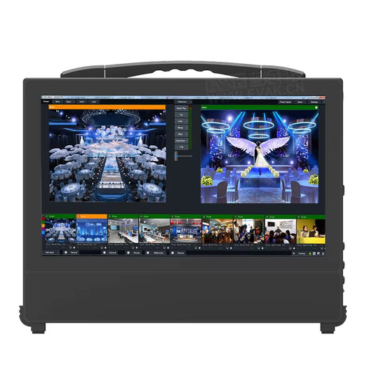 Multi-Functional All-In-One Live Streaming Machine Virtual Broadcasting Video Equipment for Radio & TV Broadcasting