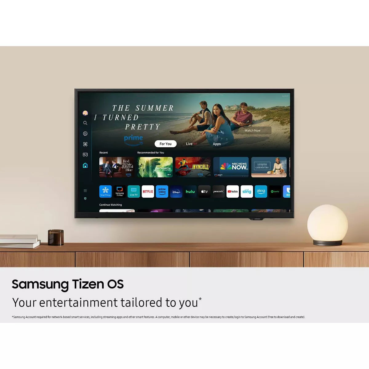 Samsung 40" FHD 1080P Smart LED TV: Bluetooth & Wi-Fi, HDR10+, Alexa Compatible