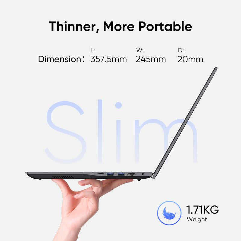 Ultra-Wide 16" FHD Business Laptop Computer Windows 11 Pro Dual-Core I5-8210Y Processor Turbo 3.6Ghz 16GB RAM 512GB SSD Backlit Keyboard Multi-Port Hub 44Wh Long Battery Life​