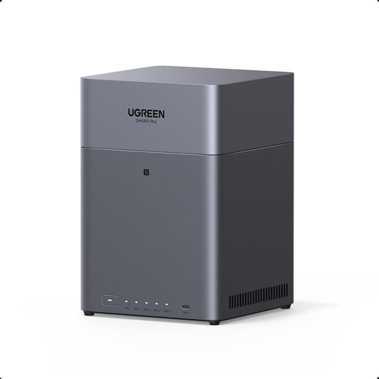 UGREEN Nasync DH4300 plus 4-Bay Desktop NAS, Support Capacity 120TB (Diskless), Remote Access, AI Photo Album, Beginner Friendly System, 8GB LPDDR4X RAM, 2.5Gbe, 4K HDMI, Network Attached Storage，Tiktokshopblackfriday ,Tiktokshopcybermonday