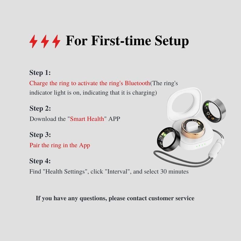 Smart Health Ring for Women Men,Sleep Monitor,Fitness Tracker Ring with Blood Oxygen,Heart Rate,Blood Pressure Tracking Wearable,Accurate Distance,Calories,Step Multifunctional Activity Modes,Ip68 Waterproof,No Subscription Fee(Size7-13) Electronic Gadget