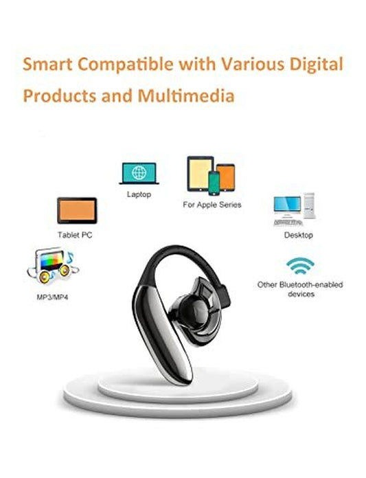 AMINY Bluetooth Headset Compatible with Android 28 Hr Playing Time V5.2 Wireless