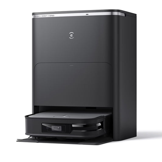 DEEBOT X2 OMNI Robot Vacuum and Spinning Mop with Automatic Mop Lifting and Cleaning Station, Self-Emptying, Smart Mapping, Wi-Fi Connected, LIDAR Navigation, Mop Combo, Pet Hair