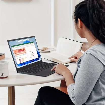 Ifacemall 15.6-Inch FHD Laptop | Intel N5095 Quad-Core Processor | 16GB DDR4 RAM | 512GB SSD | IPS FHD Display (1920X1080) | USB-C & HDMI Ports | Fingerprint Unlock | Portable Business Computer for Work, Student & Holiday Gifts(Silver，Rose Gold)