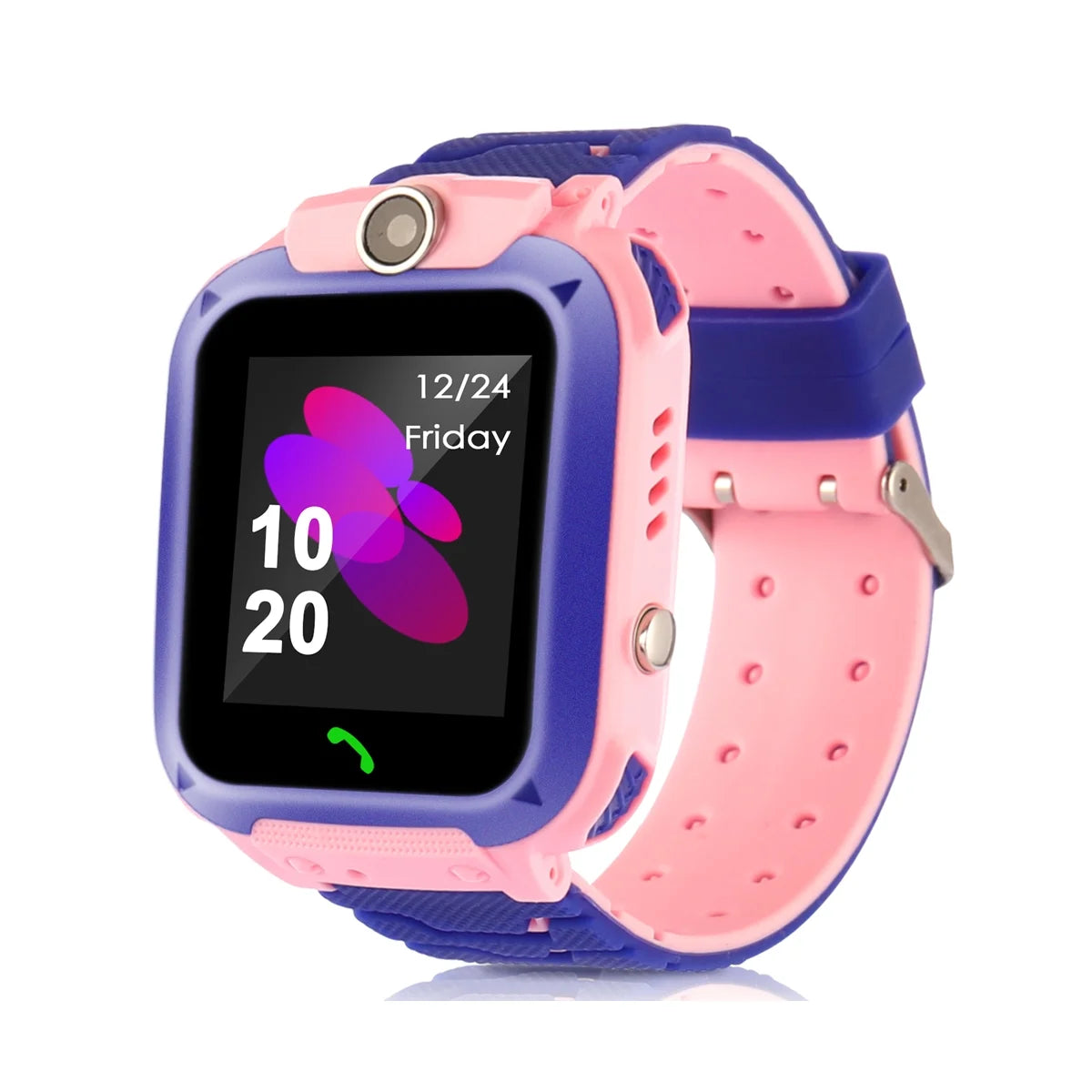 Kids Smart Watch Phone, HD Touch Screen Smartwatch with Music MP3 Player, Video Recorder, Camera, Games, SOS, (Build-In 1GB SD Card) Sport Wrist Watch for Age 3-14 Boys Girls Gifts (Pink)
