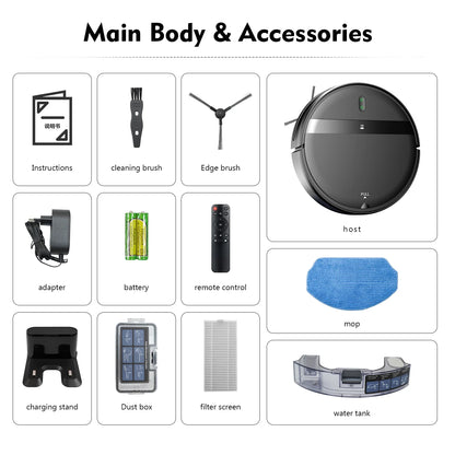 Robot Vacuum Cleaner G20 Vacuum and Mop Combo for Pet Hair Hard Floor, Wifi/Alexa Control