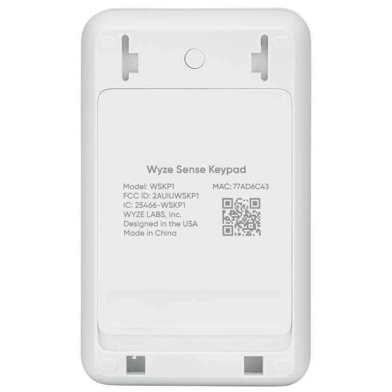 Wyze Sense Keypad for Wyze Home Monitoring (Sense Hub Required) — Home Security Keypad with Panic Button