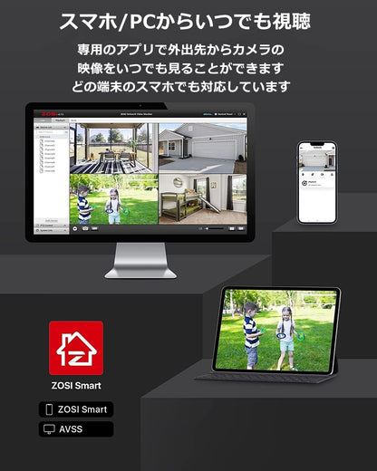 1080P H.265+ Security Camera System for Home Outdoor Indoor, 5MP Lite 8 Channel CCTV DVR and 4 X 1080P Weatherproof Bullet Cameras with 120Ft Night Vision and 105°Wide Angle (No HDD Included)